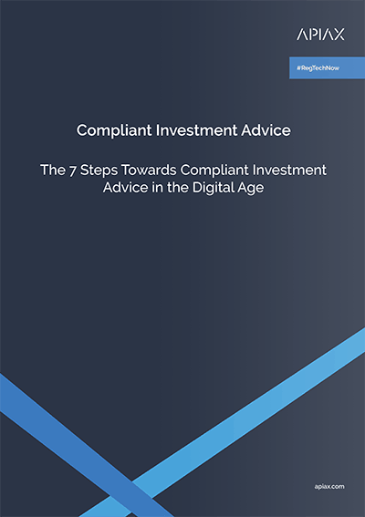 This picture shows the cover of our whitepaper on compliant investment advice