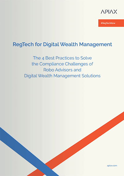 This is a mockup of our whitepaper on RegTech and digital wealth management