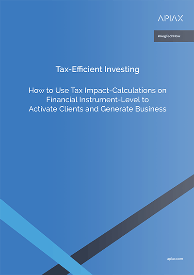This is a picture of our white paper on tax-efficient investing