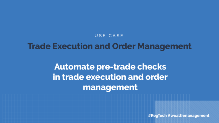 Trade Execution Order Management